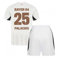 Bayer Leverkusen Exequiel Palacios #25 Replica Away Minikit 2024-25 Short Sleeve (+ pants)